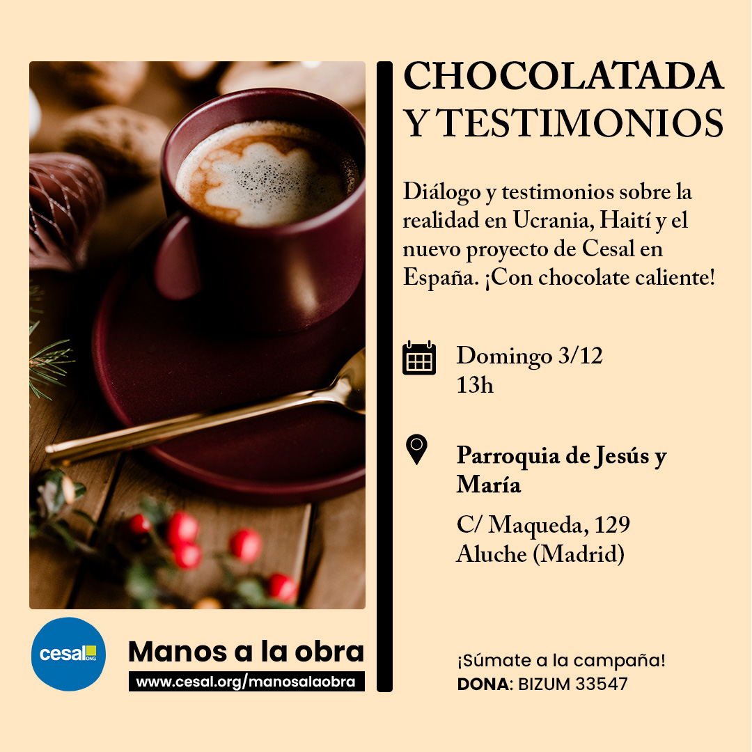 chocolatada y testimonios Cesal